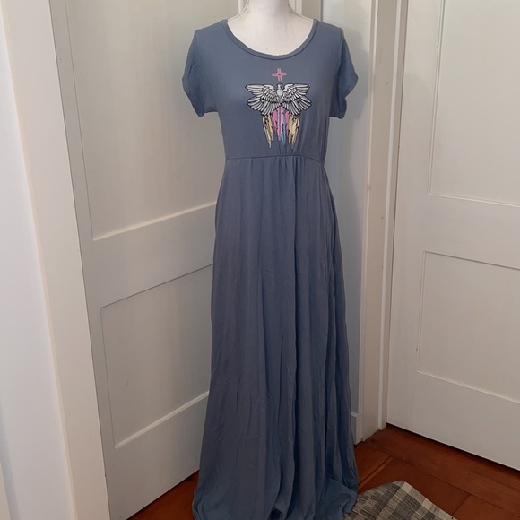 Wildfox Tee Maxi-dress NTNW - Picture 1 of 9